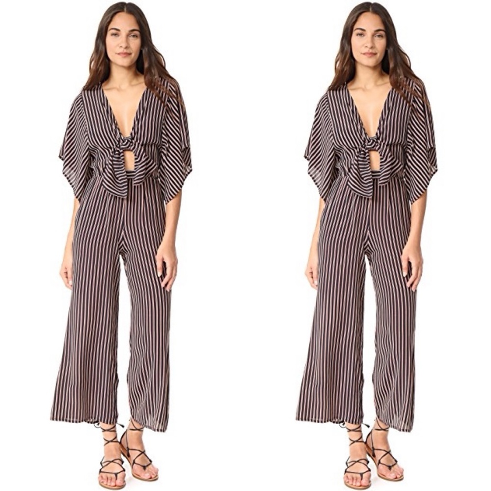 Faithfull the brand Striped jumpsuit